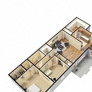Two bedroom apartment in Allentown